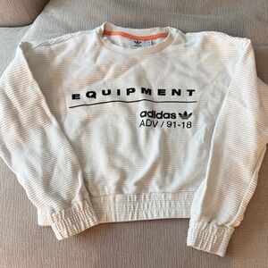 Adidas Cream Equipment Crewneck